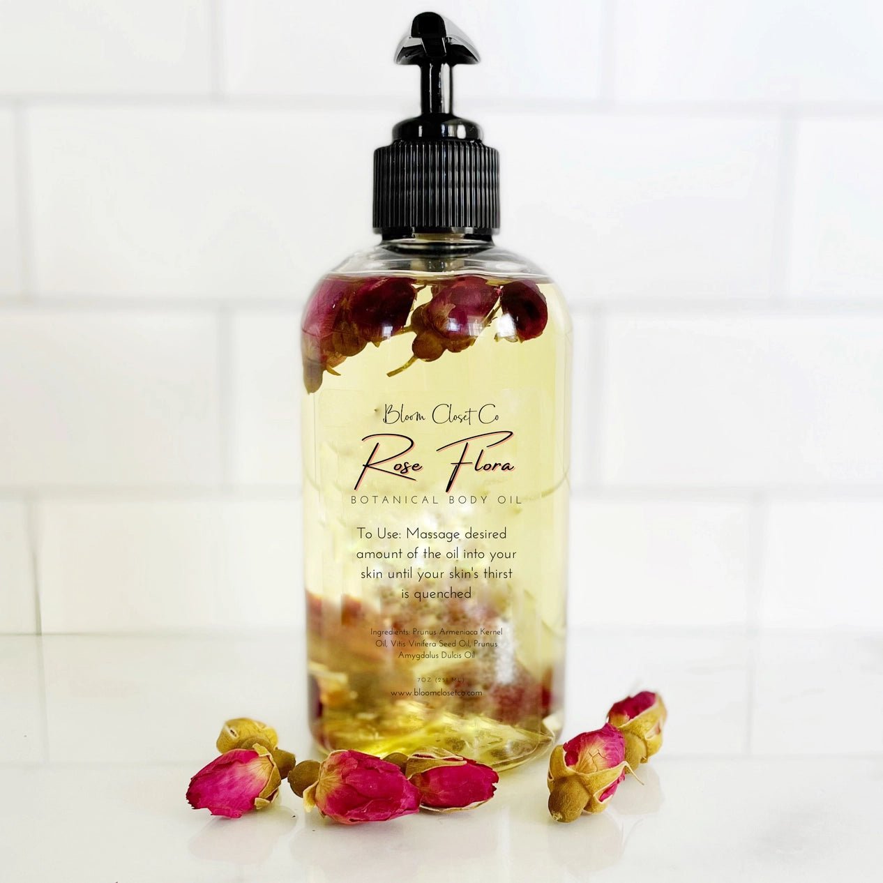 Rose Botanical Body Oil - Honey Drip