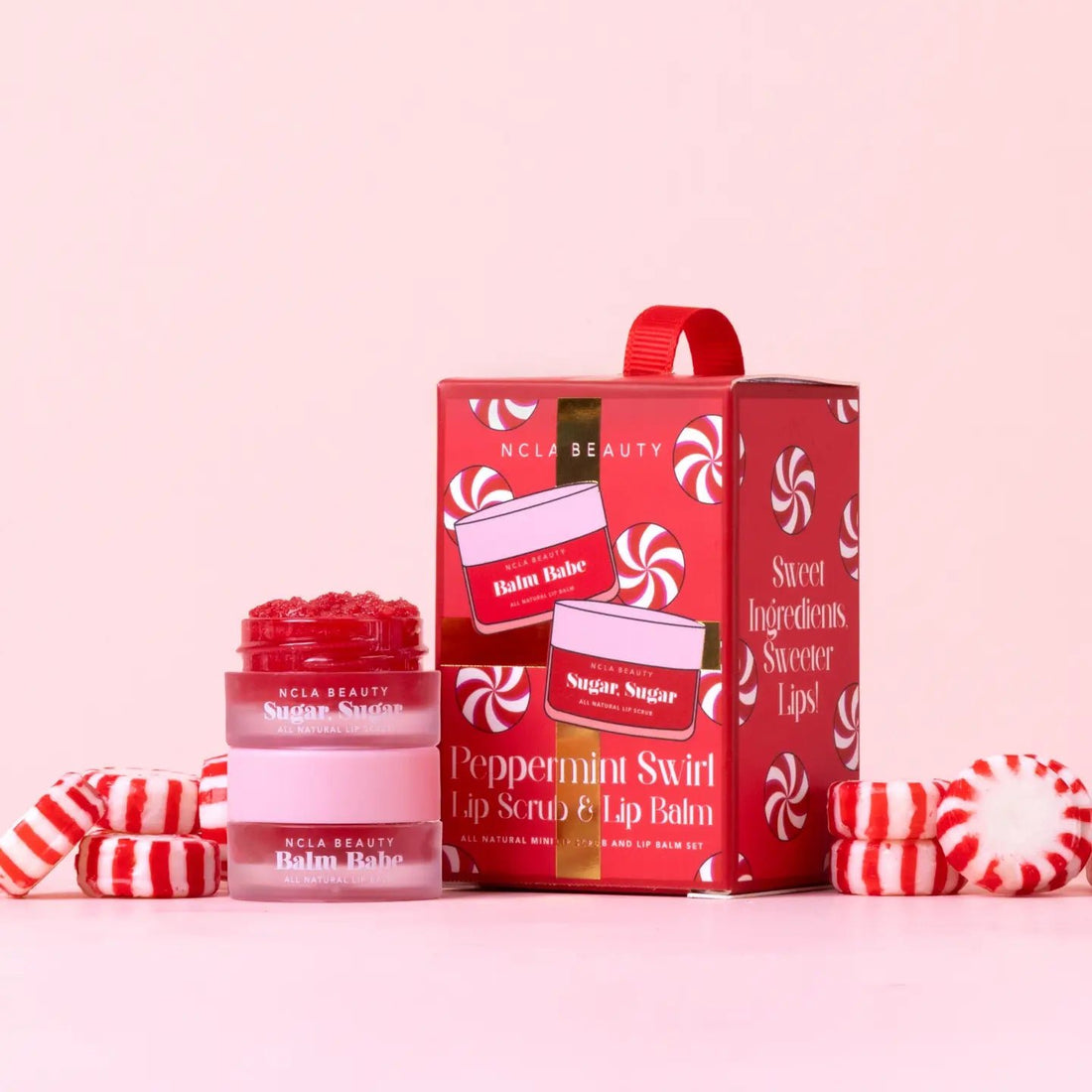 Peppermint Swirl Lip Treat Ornament - Honey Drip