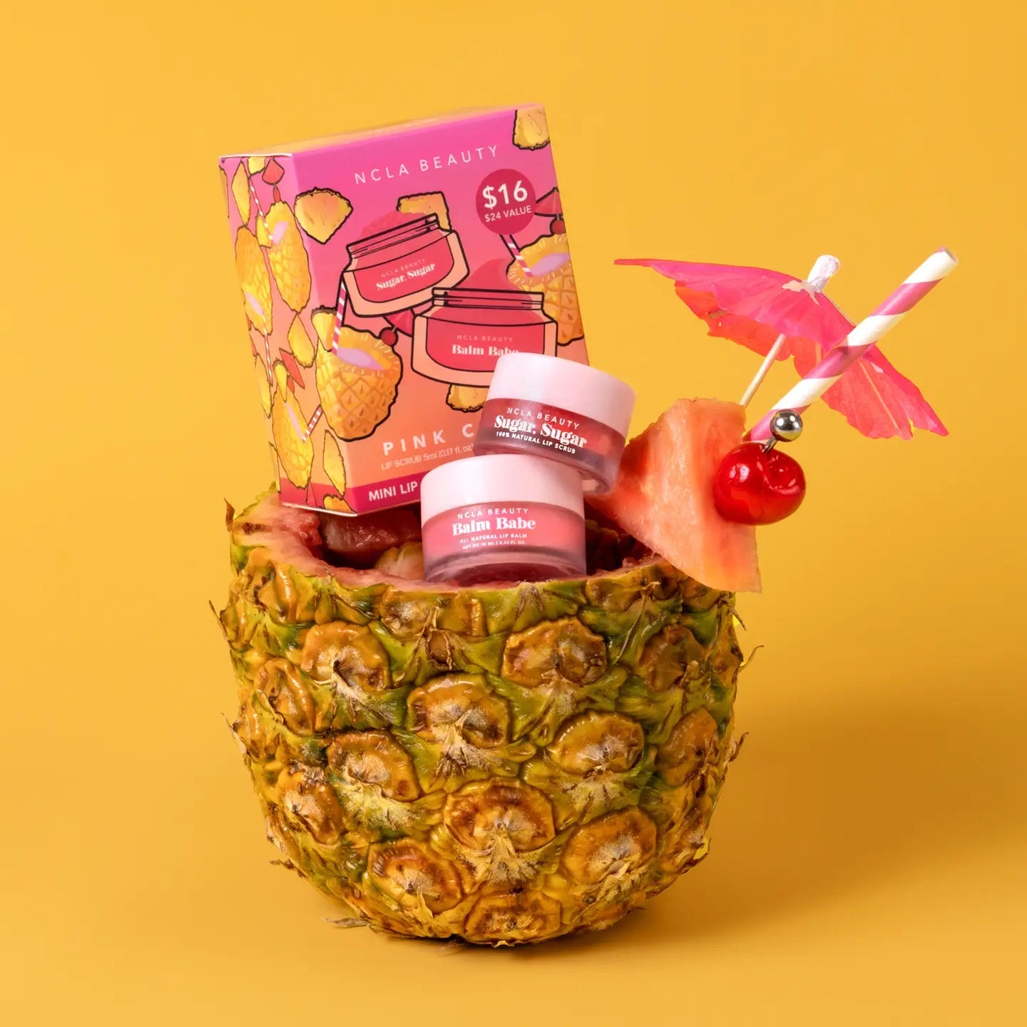 Pink Colada Lip Care Set - Honey Drip