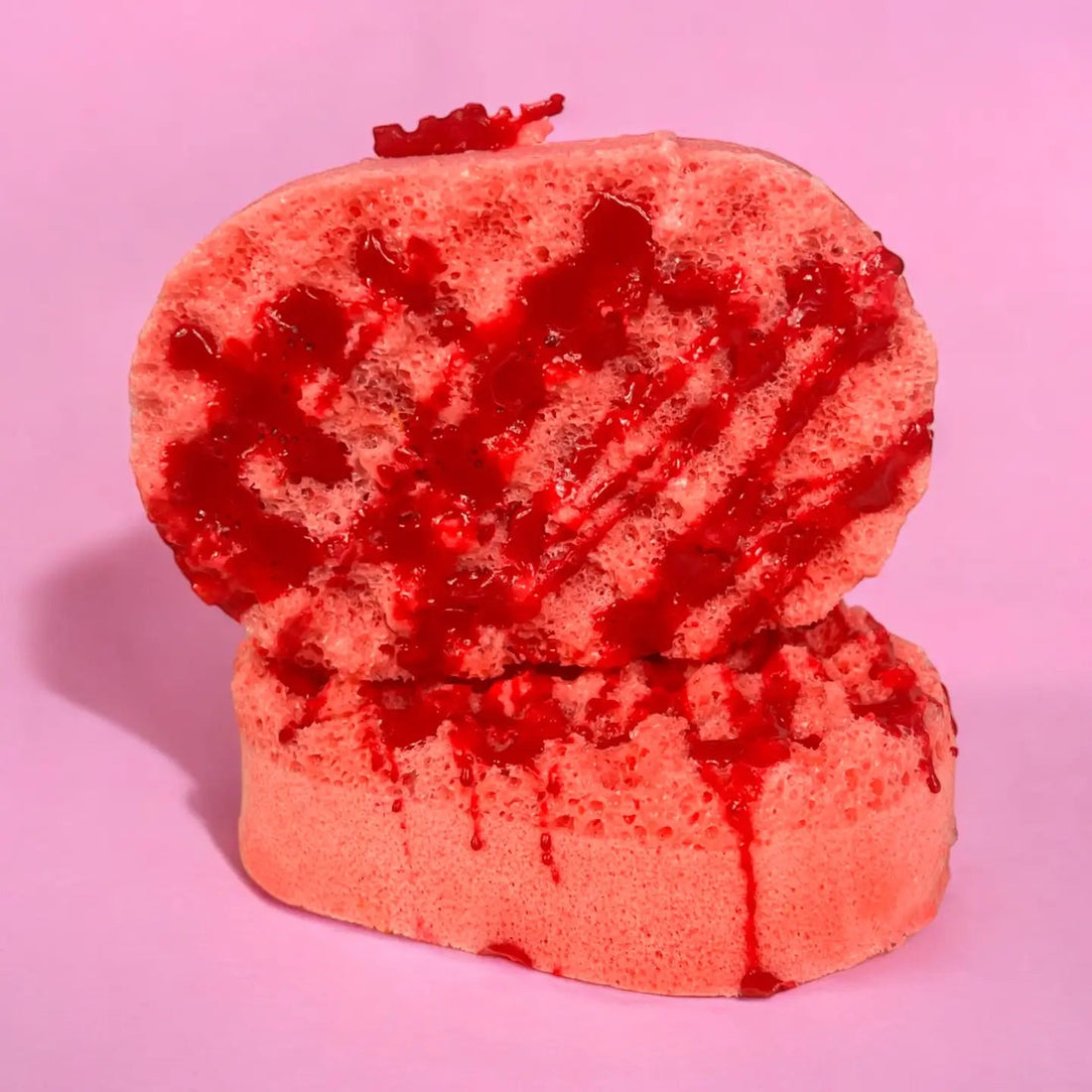Rhubarb Sorbet Body Sponge - Honey Drip