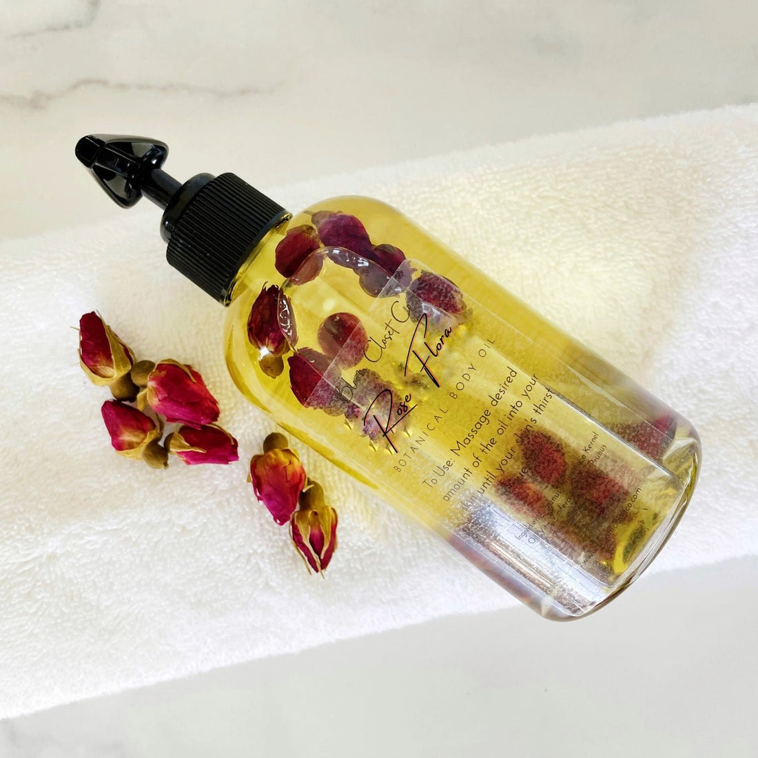 Rose Botanical Body Oil - Honey Drip